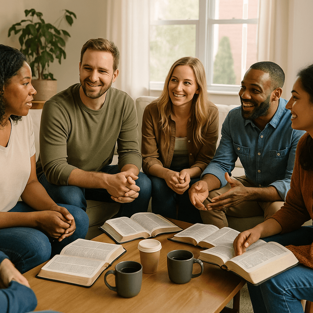 Creando guías de discusión para grupos de vida a partir de sermones dominicales — materiales de estudio bíblico para líderes de iglesia